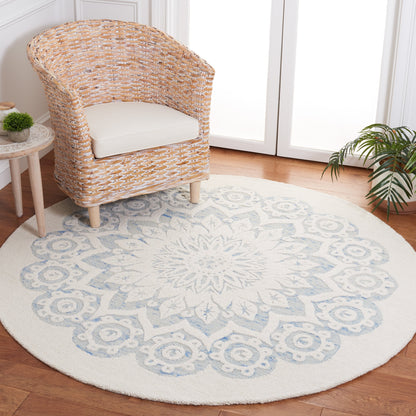 Tapis moderne en laine florale fait main SAFAVIEH Blossom Oriella