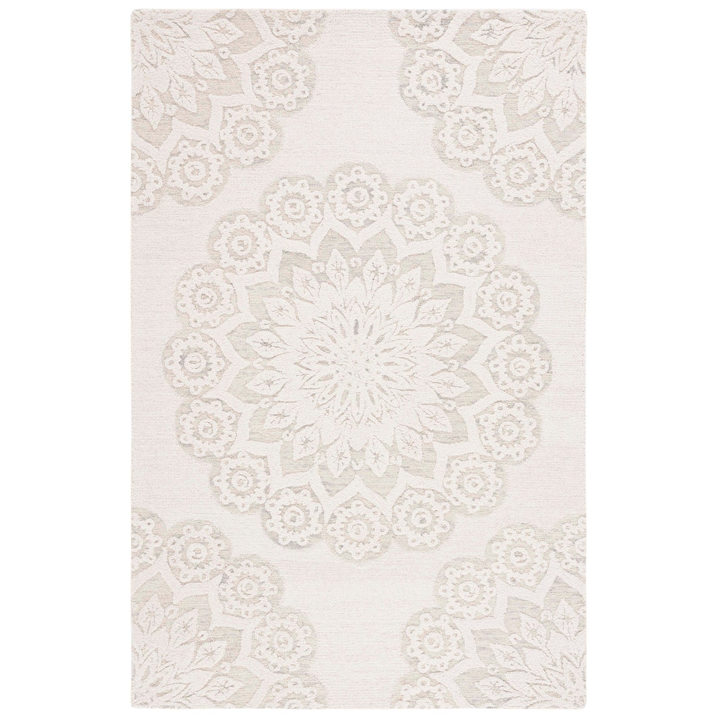Tapis moderne en laine florale fait main SAFAVIEH Blossom Oriella