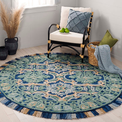 Tapis en laine floral SAFAVIEH fait main Blossom Porzia