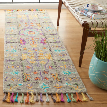 Tapis en laine floral moderne SAFAVIEH fait main Blossom Takuko