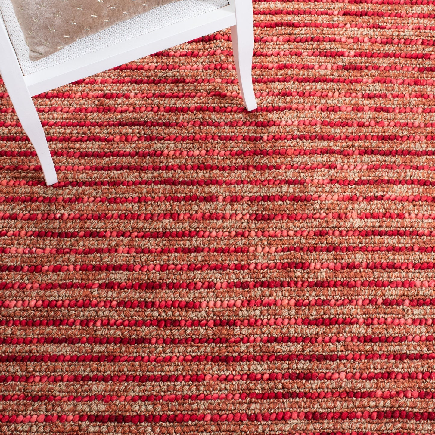 SAFAVIEH Tapis bohème fait à la main en jute et en laine Jelisava