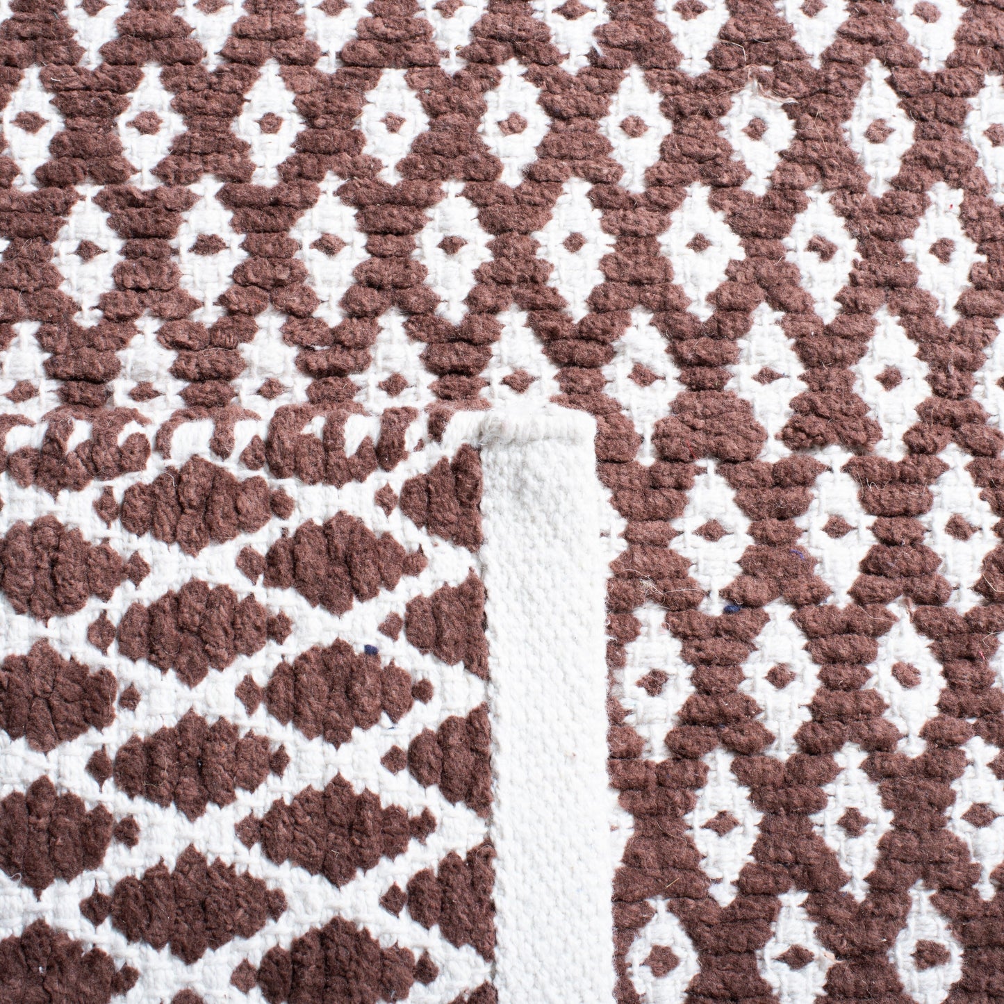 Tapis tissé plat en coton côtier Boston Shirine fait main SAFAVIEH