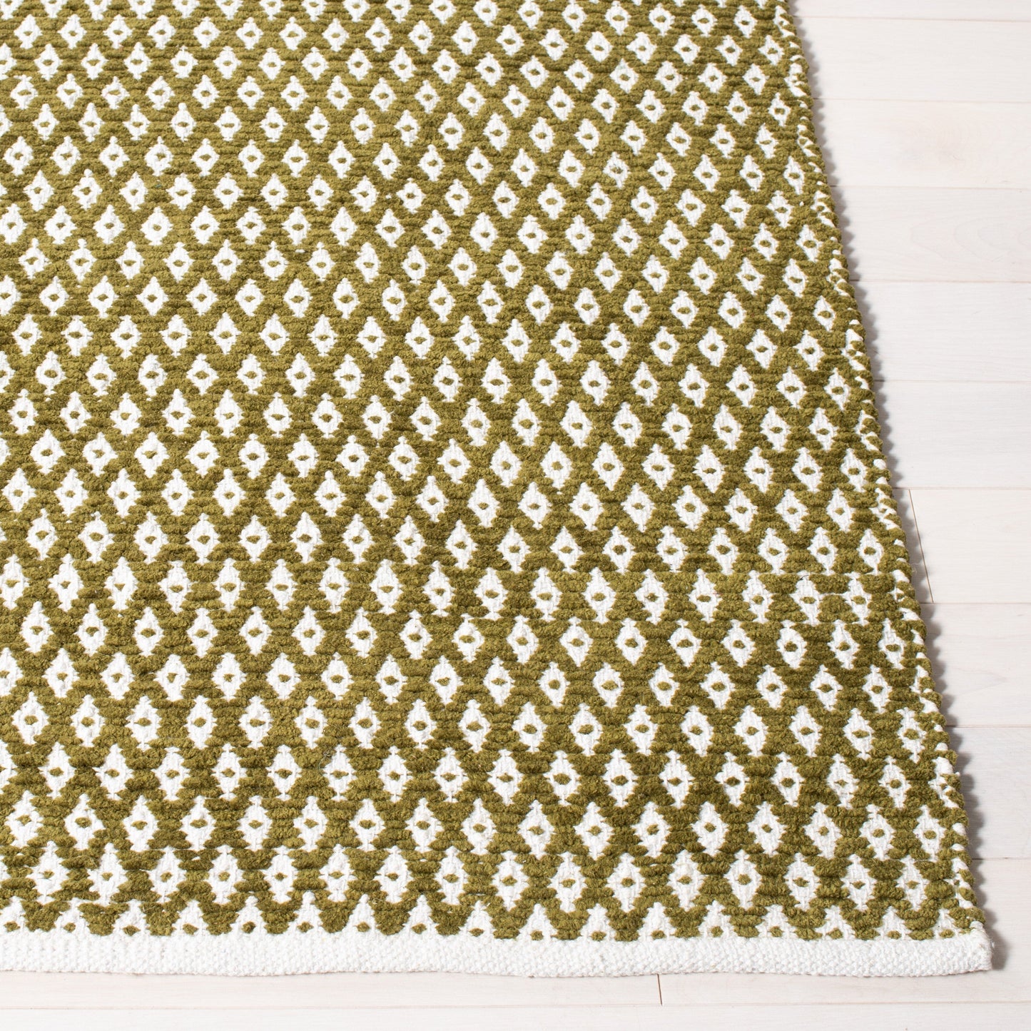 Tapis tissé plat en coton côtier Boston Shirine fait main SAFAVIEH