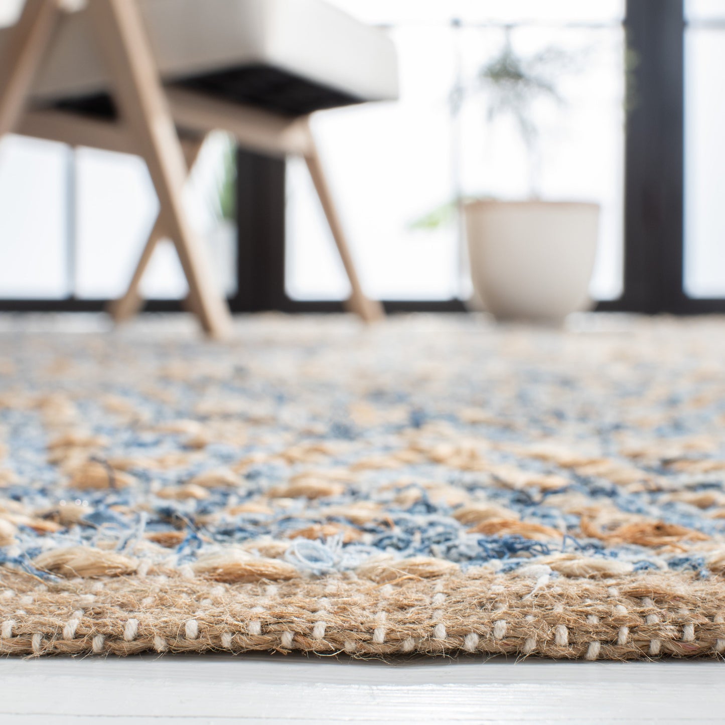 Tapis côtier en jute Cirina Cape Cod fait main SAFAVIEH