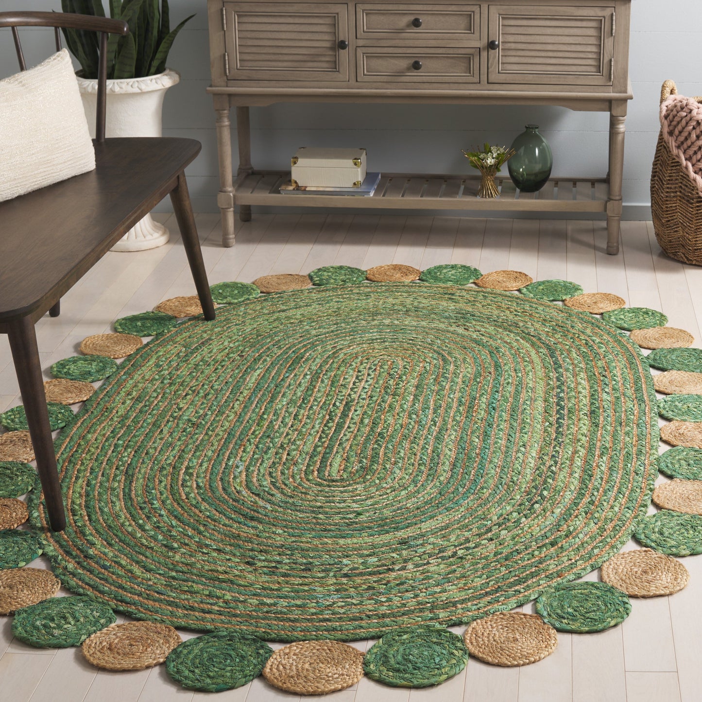 Tapis côtier en jute SAFAVIEH Cape Cod Diora fait main