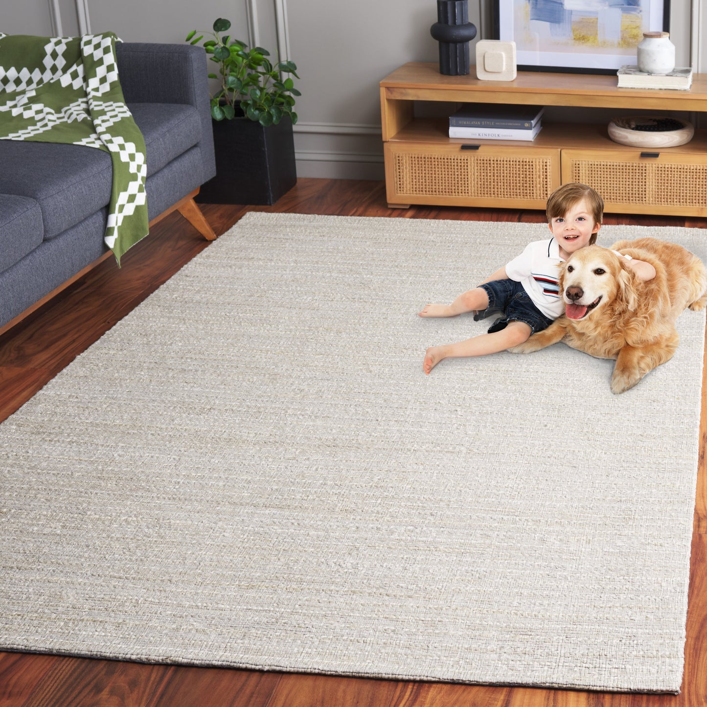 Tapis côtier en jute Snezanka de Cape Cod fait main SAFAVIEH