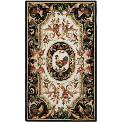 Tapis en laine fait main Chelsea Anni French Country Rooster de SAFAVIEH