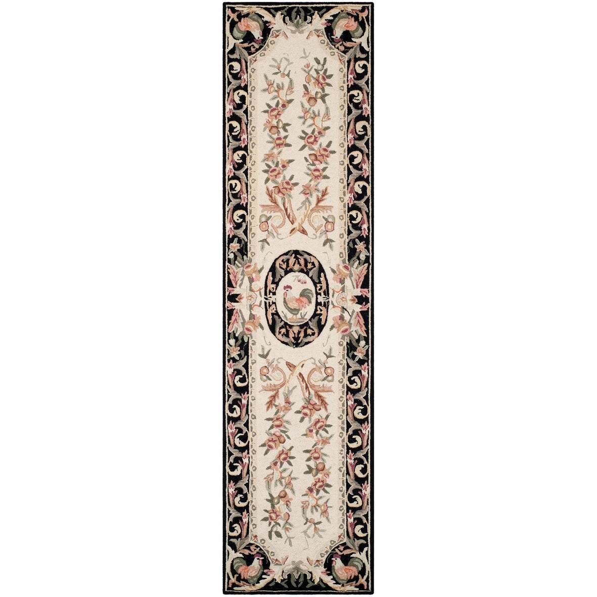 Tapis en laine fait main Chelsea Anni French Country Rooster de SAFAVIEH