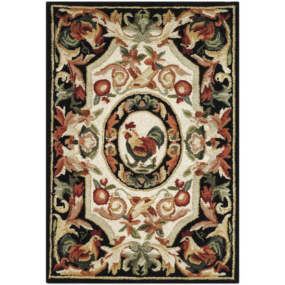 Tapis en laine fait main Chelsea Anni French Country Rooster de SAFAVIEH