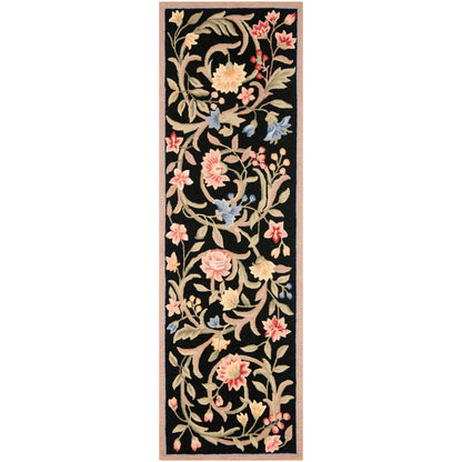 SAFAVIEH Fait Main Chelsea Jacomine French Country Floral Scroll Laine