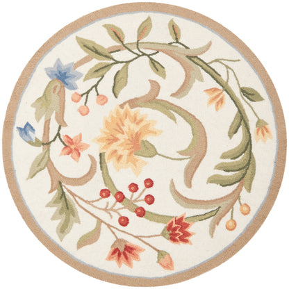 SAFAVIEH Fait Main Chelsea Jacomine French Country Floral Scroll Laine