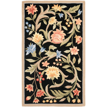 SAFAVIEH Fait Main Chelsea Jacomine French Country Floral Scroll Laine