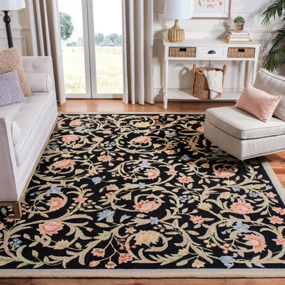 SAFAVIEH Fait Main Chelsea Jacomine French Country Floral Scroll Laine