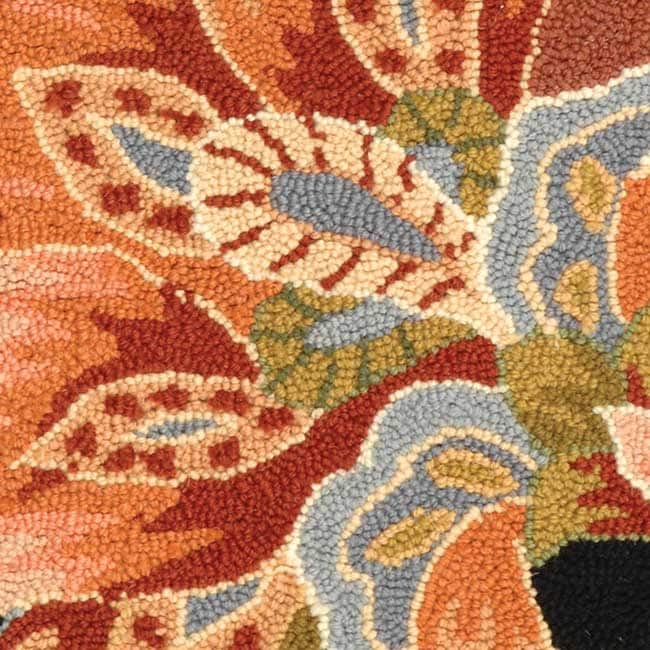 SAFAVIEH Chelsea Klavdia fait à la main en laine florale de campagne française