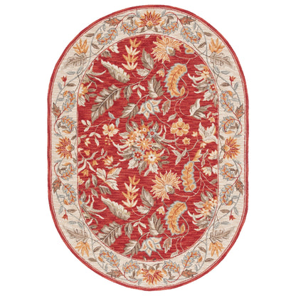 Tapis en laine floral fait main Chelsea Malda de style campagnard français SAFAVIEH