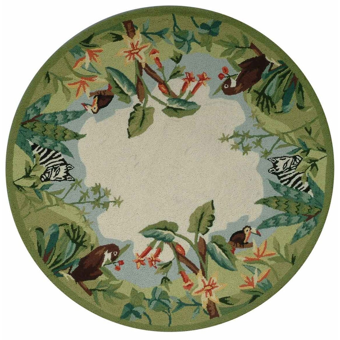 Tapis en laine fait main Chelsea Margrieta de style campagnard français SAFAVIEH