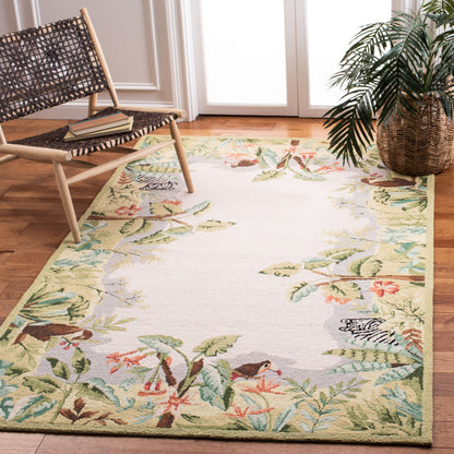 Tapis en laine fait main Chelsea Margrieta de style campagnard français SAFAVIEH
