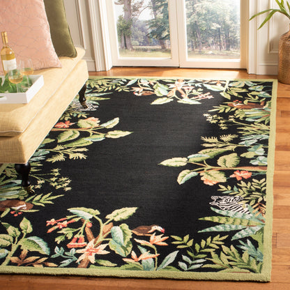 Tapis en laine fait main Chelsea Margrieta de style campagnard français SAFAVIEH
