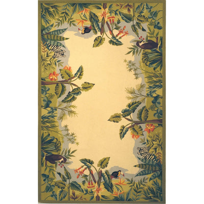 Tapis en laine fait main Chelsea Margrieta de style campagnard français SAFAVIEH