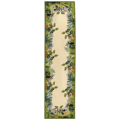 Tapis en laine fait main Chelsea Margrieta de style campagnard français SAFAVIEH