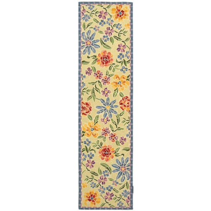 Tapis en laine floral Chelsea Sprig fait main SAFAVIEH