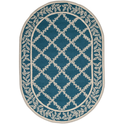 Tapis en laine SAFAVIEH Chelsea Sunstripe Trellis fait main, style campagne française