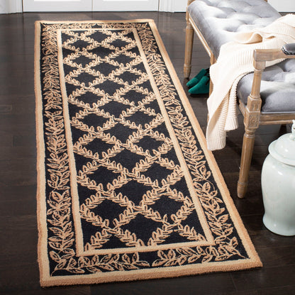Tapis en laine SAFAVIEH Chelsea Sunstripe Trellis fait main, style campagne française