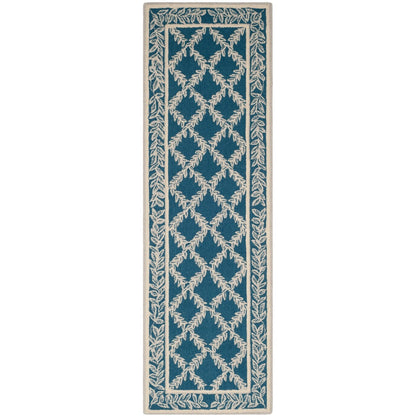 Tapis en laine SAFAVIEH Chelsea Sunstripe Trellis fait main, style campagne française