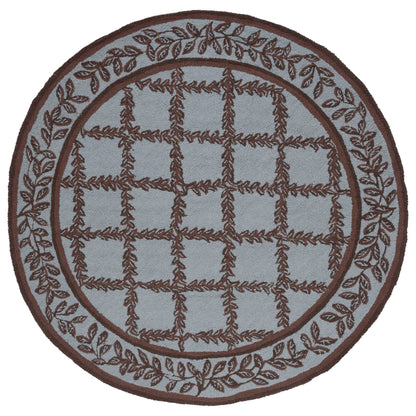 Tapis en laine SAFAVIEH Chelsea Sunstripe Trellis fait main, style campagne française