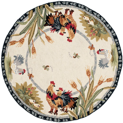 Tapis en laine fait main Chelsea Yauheniya de style coq de campagne française SAFAVIEH
