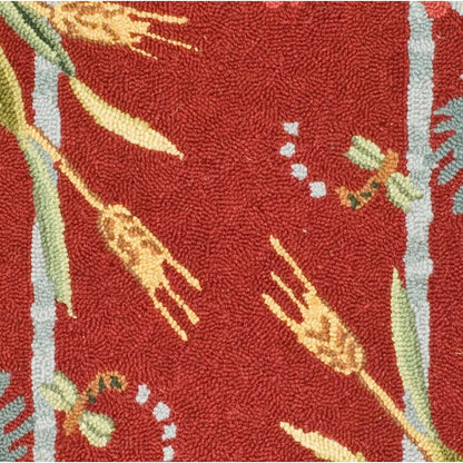 Tapis en laine fait main Chelsea Yauheniya de style coq de campagne française SAFAVIEH