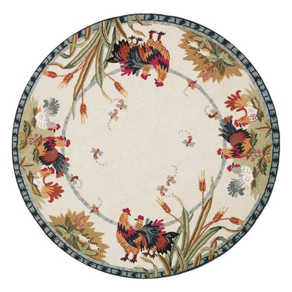 Tapis en laine fait main Chelsea Yauheniya de style coq de campagne française SAFAVIEH