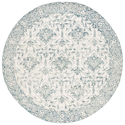 Tapis en laine florale Elvedina fait main SAFAVIEH, teint par immersion