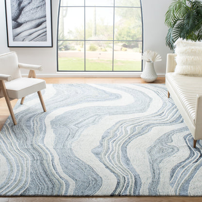 Tapis en laine abstrait moderne Klari de Fifth Avenue fait main SAFAVIEH