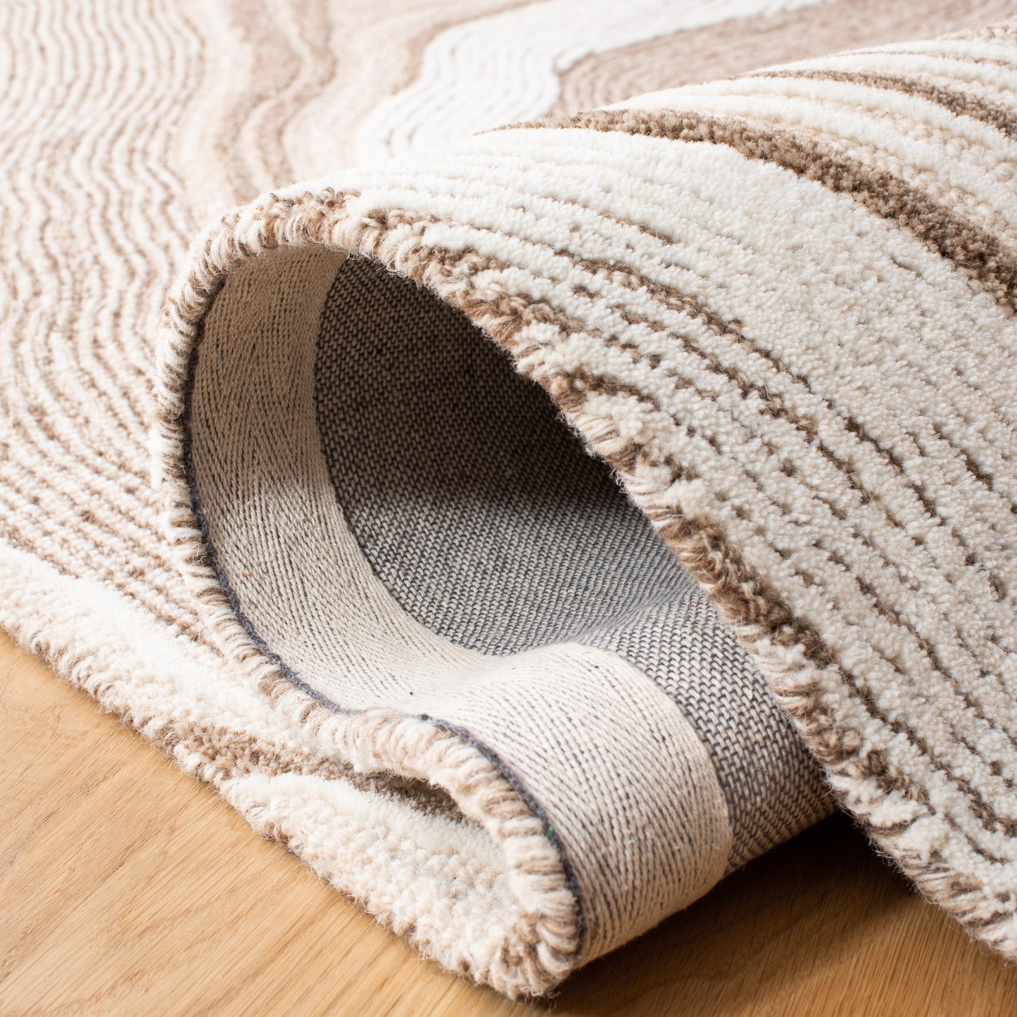 Tapis en laine abstrait moderne Klari de Fifth Avenue fait main SAFAVIEH