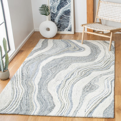 Tapis en laine abstrait moderne Klari de Fifth Avenue fait main SAFAVIEH