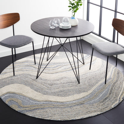 Tapis en laine abstrait moderne Klari de Fifth Avenue fait main SAFAVIEH
