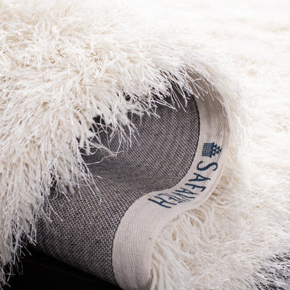 Tapis Fiona Shag Djenka fait main SAFAVIEH de 3 pouces d'épaisseur