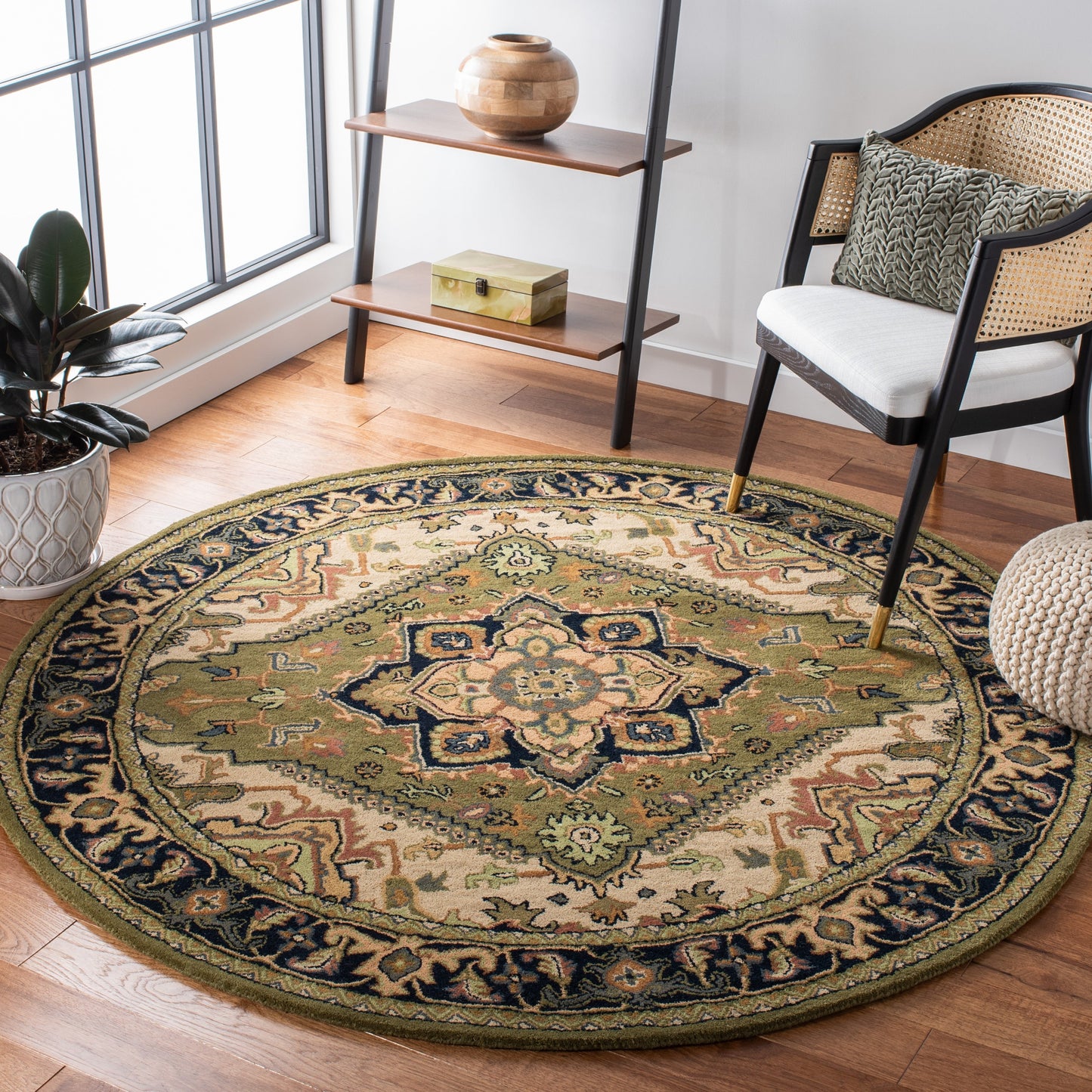 Tapis oriental traditionnel en laine SAFAVIEH fait main, héritage Carrol