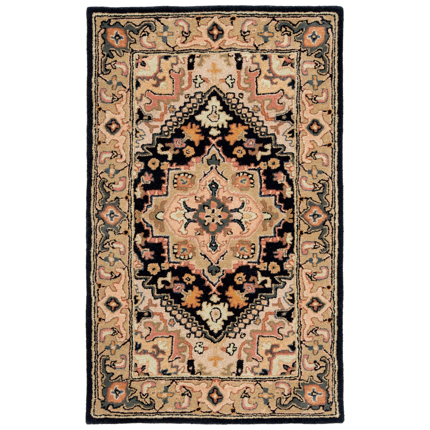 Tapis oriental traditionnel en laine SAFAVIEH fait main, héritage Carrol