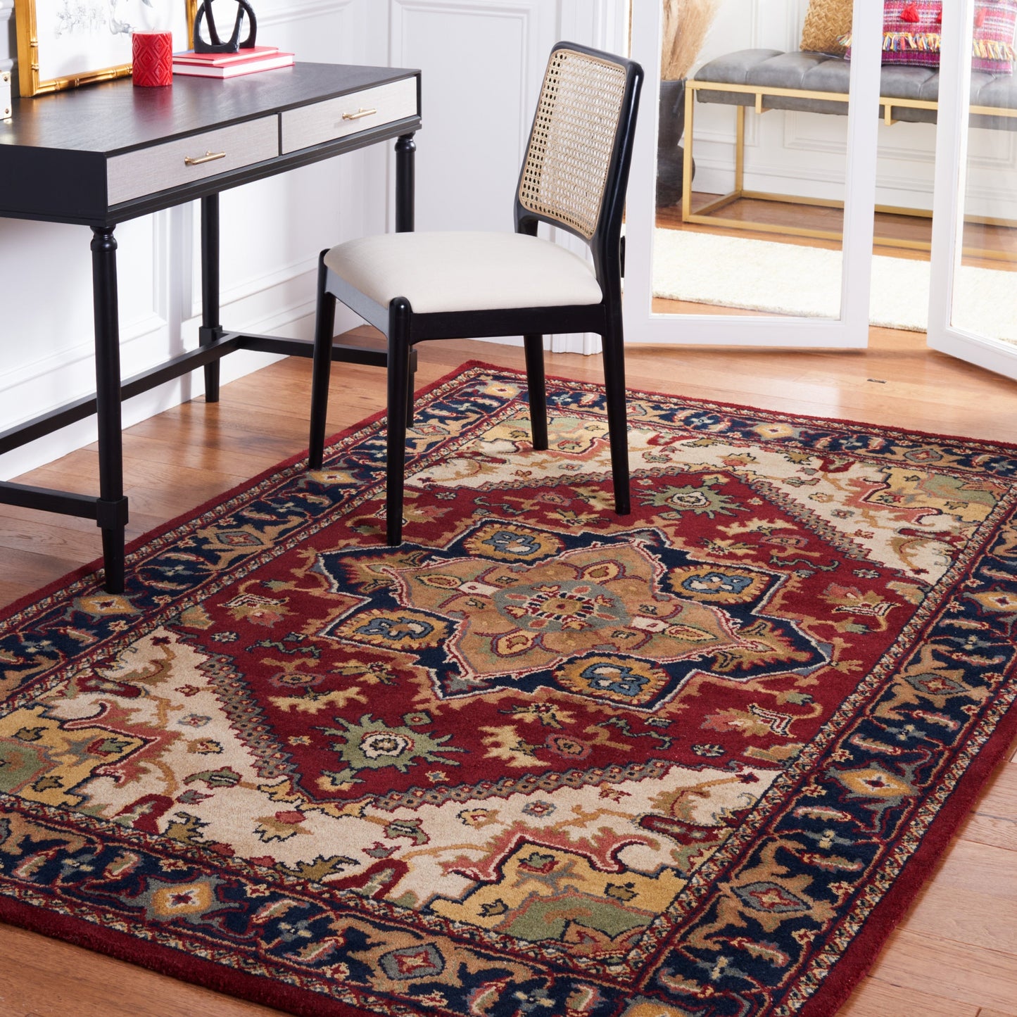 Tapis oriental traditionnel en laine SAFAVIEH fait main, héritage Carrol
