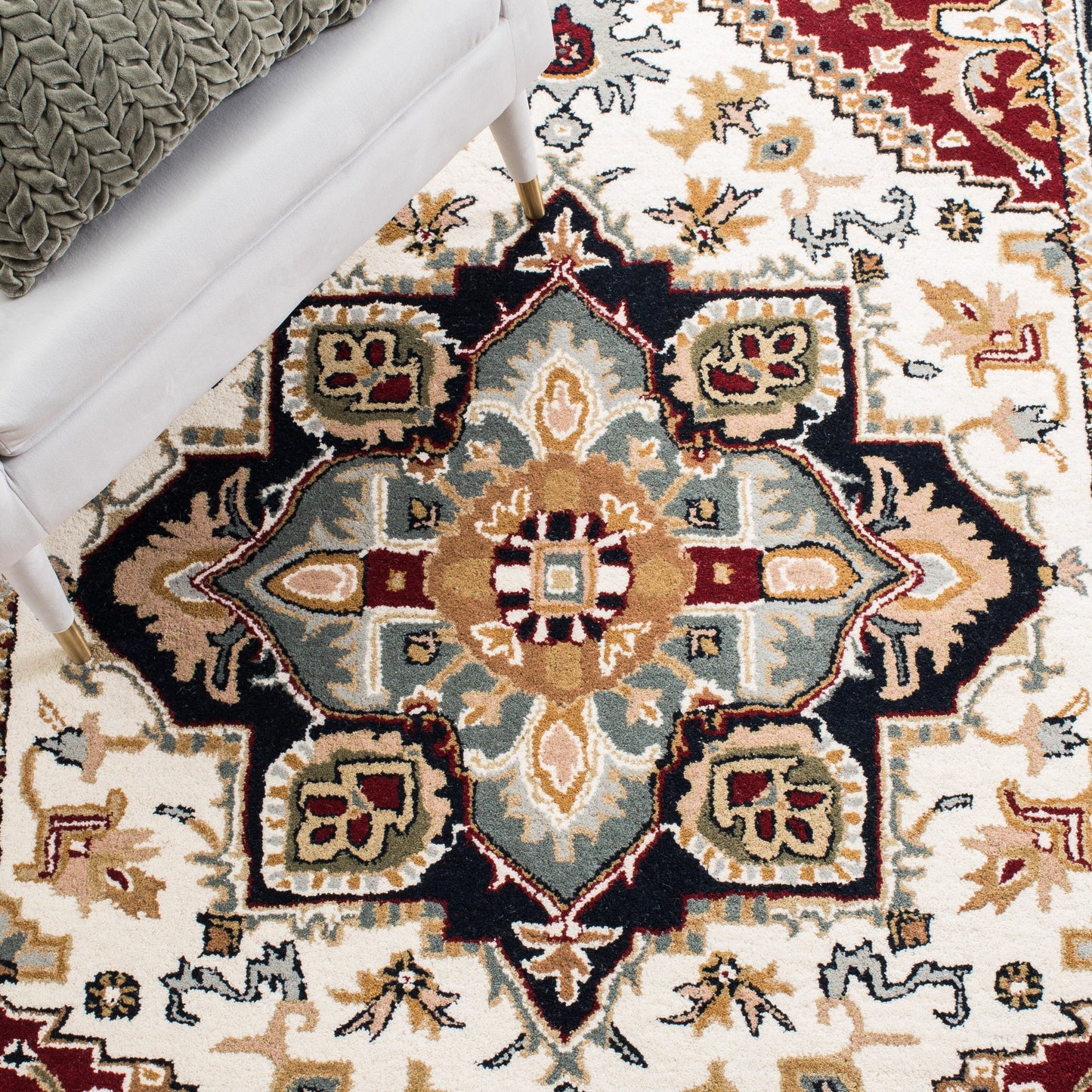 Tapis oriental traditionnel en laine SAFAVIEH fait main, héritage Carrol