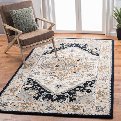 Tapis oriental traditionnel en laine SAFAVIEH fait main, héritage Carrol