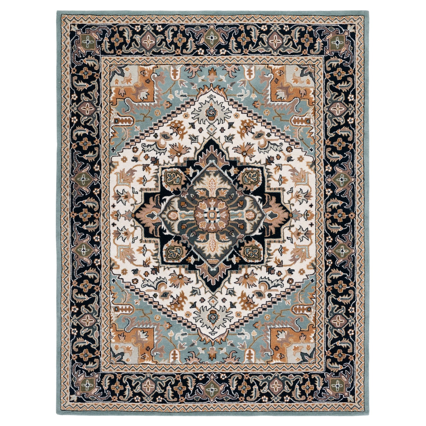 Tapis oriental traditionnel en laine SAFAVIEH fait main, héritage Carrol