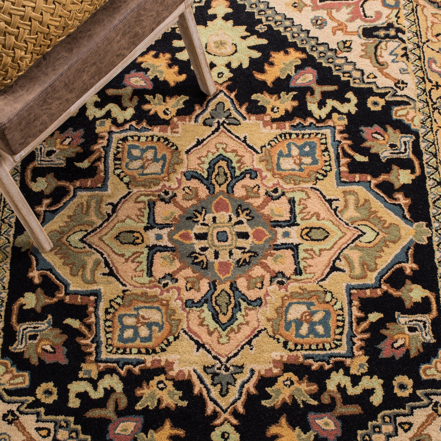 Tapis oriental traditionnel en laine SAFAVIEH fait main, héritage Carrol