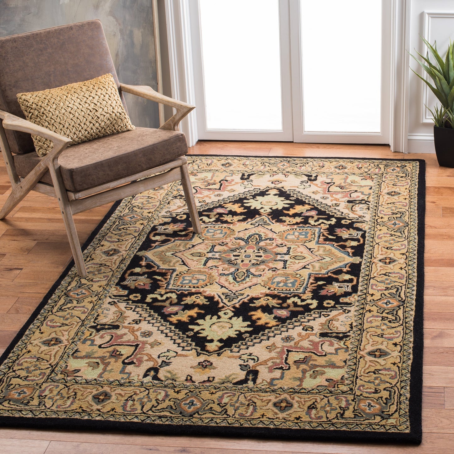 Tapis oriental traditionnel en laine SAFAVIEH fait main, héritage Carrol