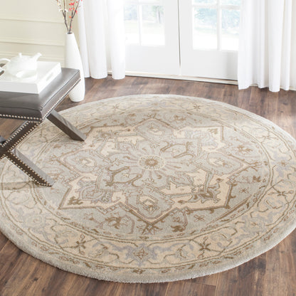 Tapis oriental traditionnel en laine SAFAVIEH fait main, style Dahlia flottant, héritage.