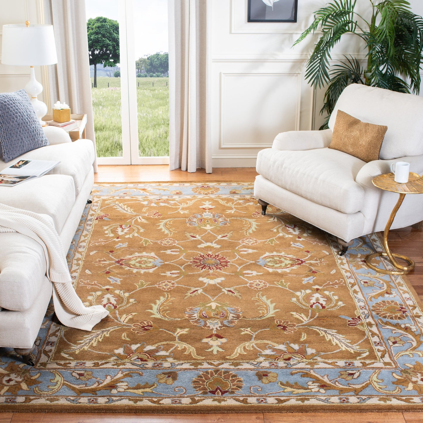 Tapis oriental traditionnel en laine fait main SAFAVIEH Heritage Full Bloom