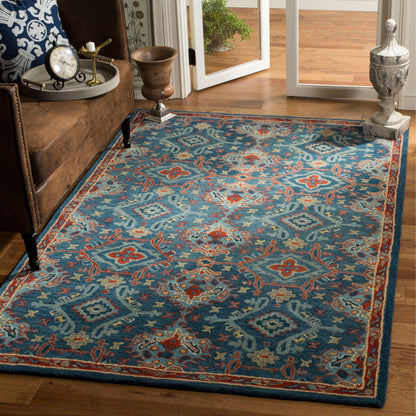 SAFAVIEH Tapis oriental traditionnel en laine Pauliina fait à la main