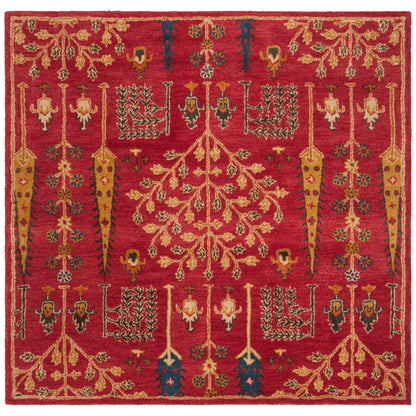 Tapis oriental traditionnel en laine fait main SAFAVIEH, motif floral Heritage Picture Block